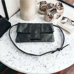 Blaque Shoulder Handbag in Cow Leather